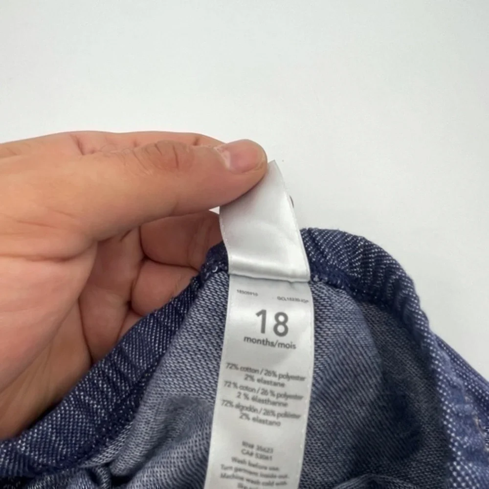 TWO Carter’s Cotton Jeans 18 Months